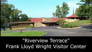 Frank Lloyd Wright's Spring Green Restaurant - Riverview Terrace. The Visitor Center at Taliesin.
