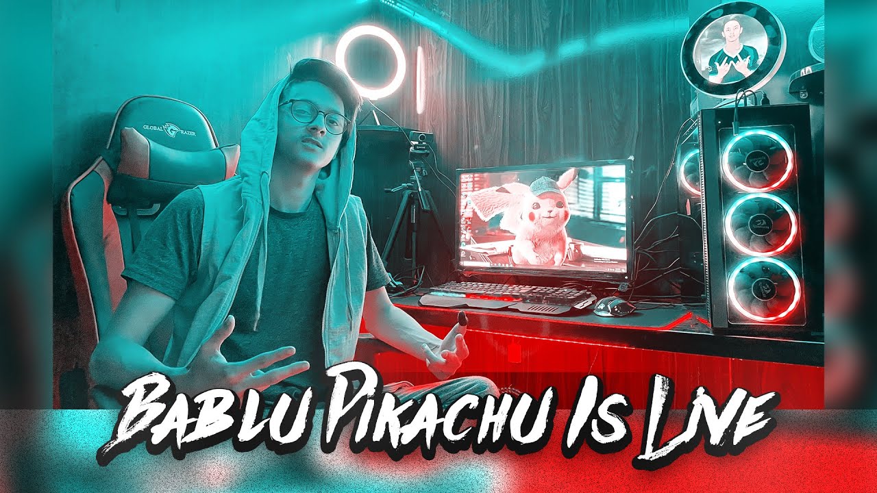 BABLU PIKACHU LIVE | PUBG MOBILE | SCRIMS GAME PLAY + CUSTOMS ROOM CHILL WITH TEAM BABLU