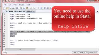 Using Data a Dictionary to Import Fixed Field Data Into Stata