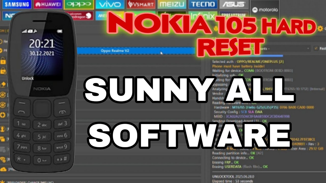 NOKIA 105 SECURITY UNLOCK 100% WORKING UNLOCK TOOL