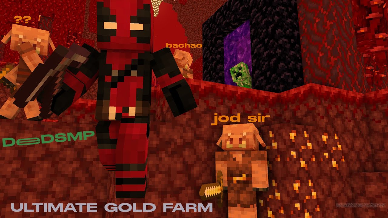 Preparation For Ultimate Gold Farm #2 - DeaDSMP  -  Minecraft Live India