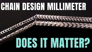Flat link chains vs Rounded Chains Comparison