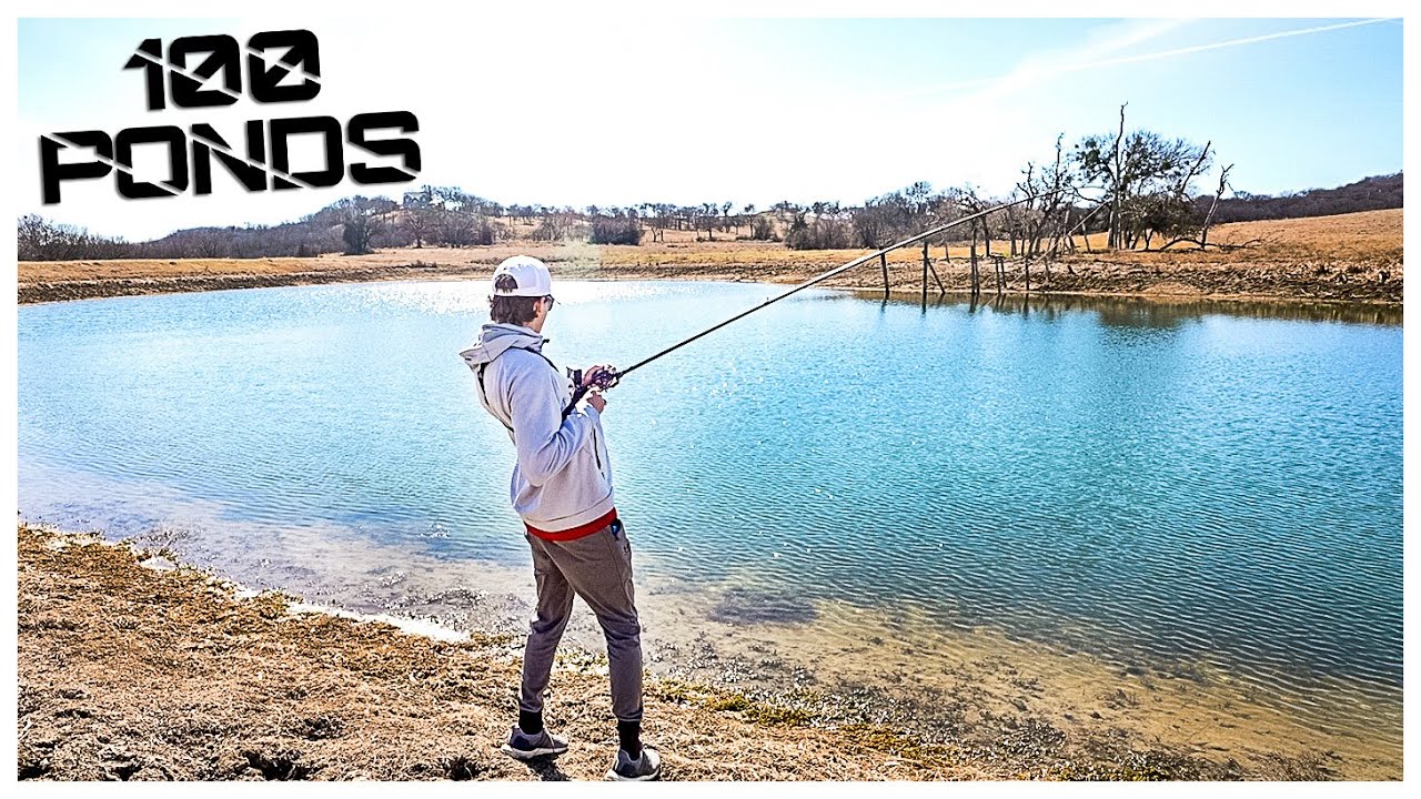 Early Spring Bass Fishing Tips In CLEAR Water! (100 Ponds Ep. 10)