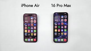 iPhone 16 Pro Max vs iPhone Air - Speed Test 