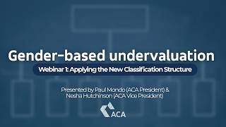 Gender based undervaluation  - Applying the new classification structure