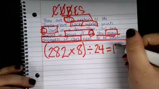 CUBES & Long Division in Upper Elementary Multi-step Word Problems