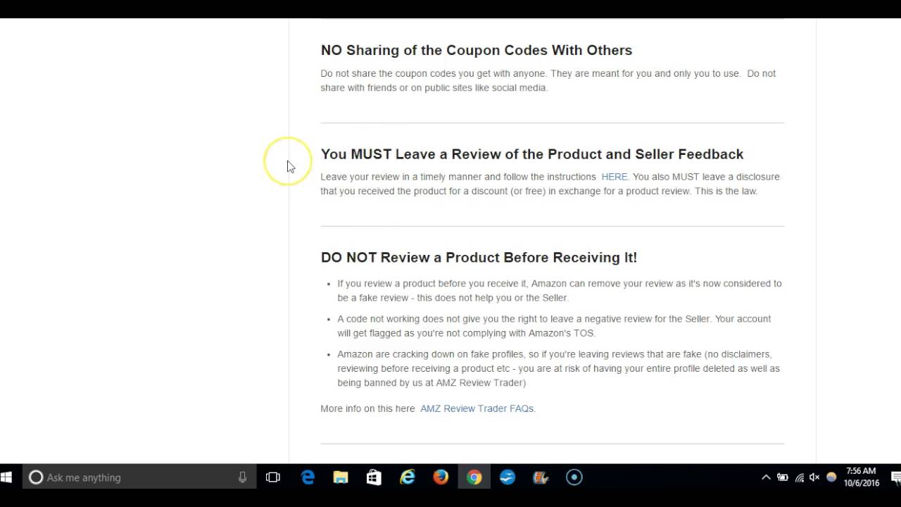AMZ Review Trader Website Still Saying Reviews Are Required - Would Not Use For Now
