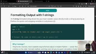 Lecture  3 - Part 1 || How To Take Input In Python and Print Output.