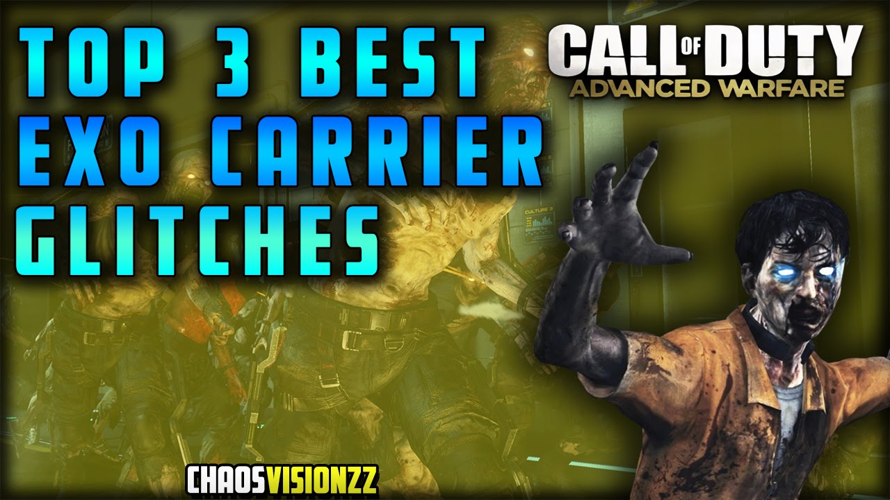 COD AW Glitches - Top 3 Glitches on Carrier Exo Zombies- Best Spots!