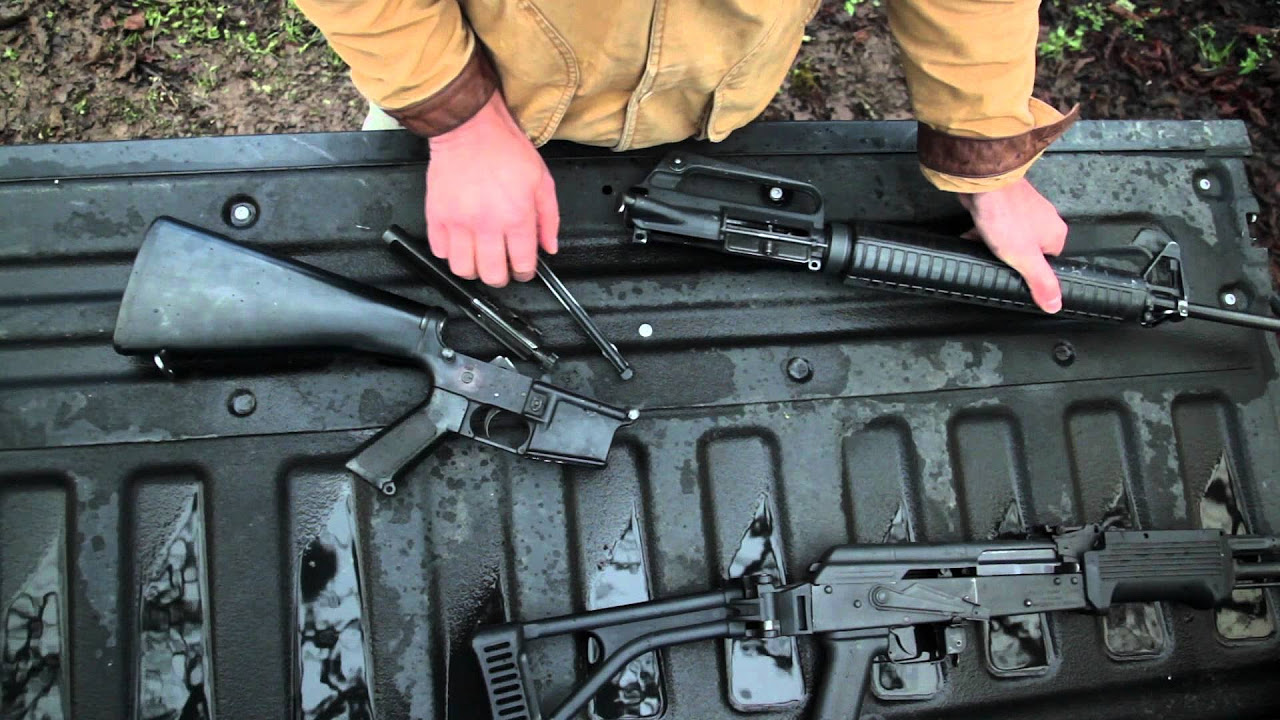 So Sánh Sức Mạnh Súng Trường AK-47 và M16 - youtube