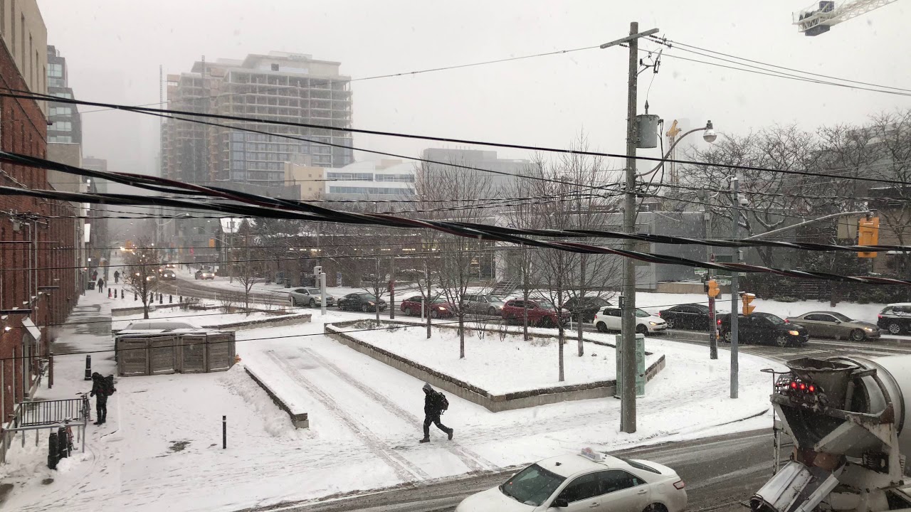 20171215 snow at Parliament and Adelaide YouTube