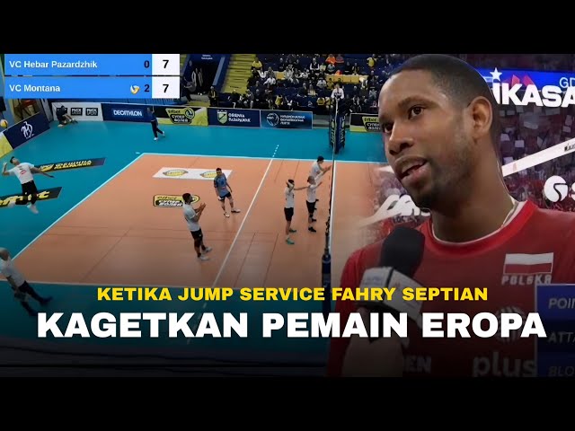 Gak Percaya Ada Pemain Hebat Indonesia,.”Reaksi Pemain Eropa Melihat Service Monster Fahry Septian class=