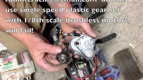T-maxx brushless conversion, trans
