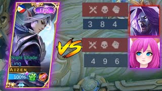 SLOW HANDS LING VS 2 CROWD CONTROL HERO!! HARD GAME PLAY!! -MLBB screenshot 5