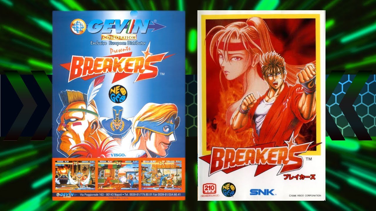 MVS ブレイカーズ　ゲームソフト　visgo 1996 [60fps] Breakers Sho Hardest ALL - YouTube