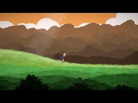 Unity 2D parallax platformer (color corrected/desaturated foreground ...