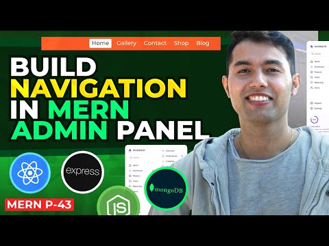 #43: Building Admin Page Layouts 👉 Nested Admin Routes & Outlet || Navbar with React Icons