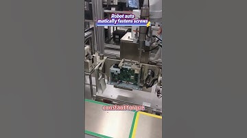 Robot automatically fastens screws #smartmanufacturing #machine #factoryproducts #automated