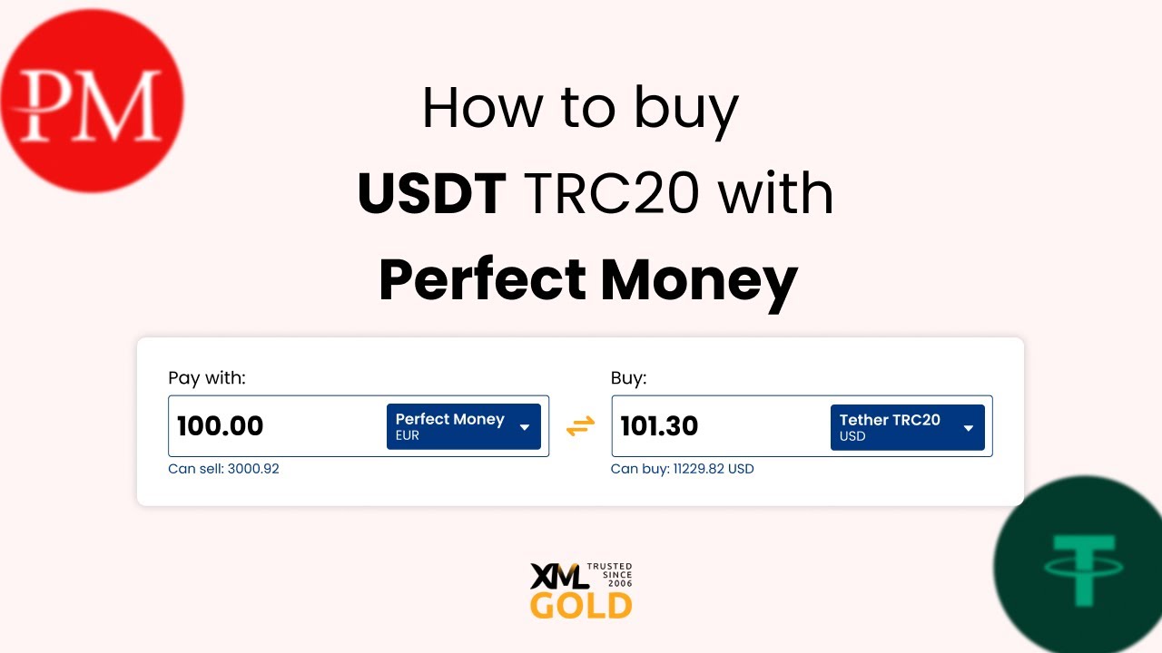 How to Buy USDT TRC20 with Perfect Money | Exchanger Guide 2024