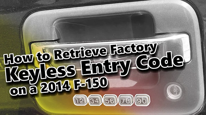 How to Retrieve the Factory Keyless Entry Code on a 2014 Ford F-150