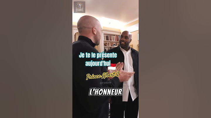 GMK emmène Teddy Riner rencontrer le Prince Albert II de Monaco ! 🤝🇲🇨 #gmk