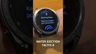 Water Ejection Garmin Tactix 8