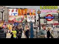 London city tour 2024  4kr virtual walking tour around the city  london summer walk 2024