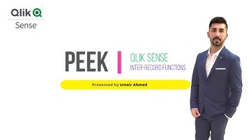 Qlik Sense Peek Function | Peek() | Get a field value from a specific row