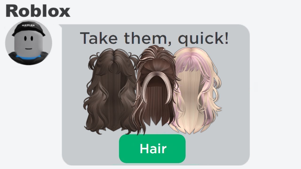 FREE HAIR / 1 DAY ONLY! ROBLOX 