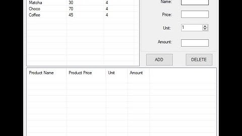 VB.NET - LISTVIEW RECIPE with INGREDIENT/MATERIAL Checker