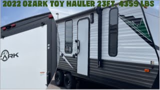 2022 Ozark Toy Hauler  23ft  4359 lbs by Video Diversity 1,489 views 1 year ago 12 minutes, 11 seconds