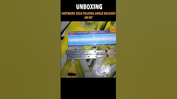 Unboxing Space-Saving Bracket! Taffware JM007 Folding Angle Demo