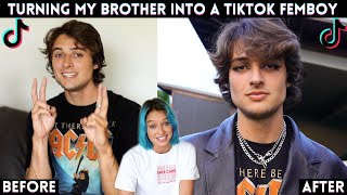 turning my brother into a TikTok femboy