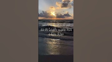 سورة محمد من آية 19 إلى آية 20 بصوت الشيخ ياسر الدوسري♥♥
