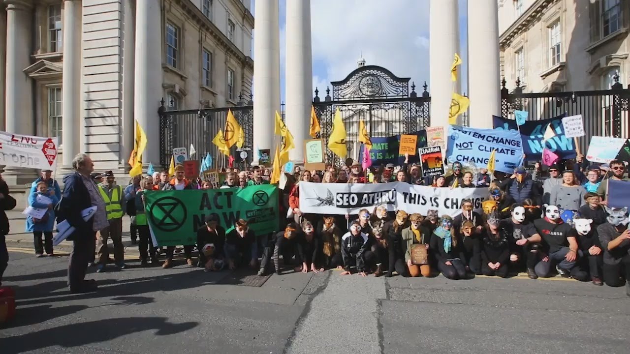 Second day of climate protests take place in Dublin