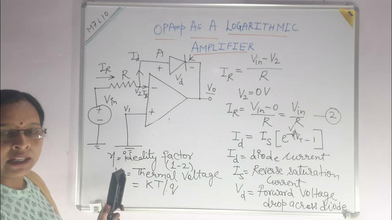 OpAmp As Logarithmic Amplifier YouTube