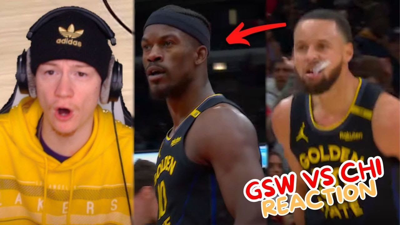 Reacting to Jimmy Butler Warriors Debut vs Bulls!