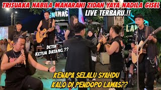 LATEST LIVE!! AT PENDOPO LAWAS THE MOMENT THE LEADER ARRIVES TRISUAKA NABILA MAHARANI GISEL YAYA ...