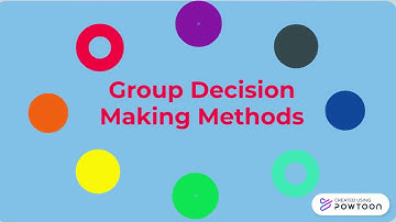 Group Decision Making Methods
