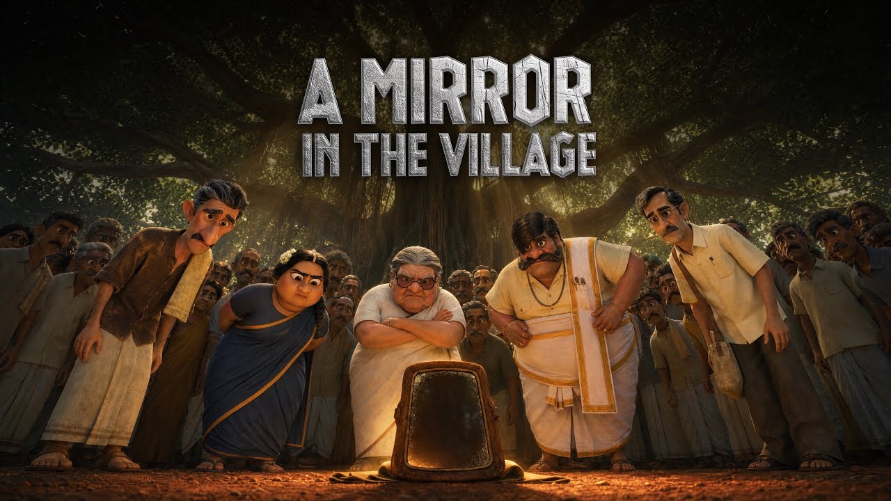 A Mirror in the Village, an AI film by Make Your Visuals