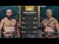 UFC 6 - Khamzat Chimaev vs Alex Pereira - CPU vs CPU