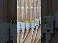 650mm 220v 800w Halogen Infrared Heating Elements  Short Wave PET Blowing Molding