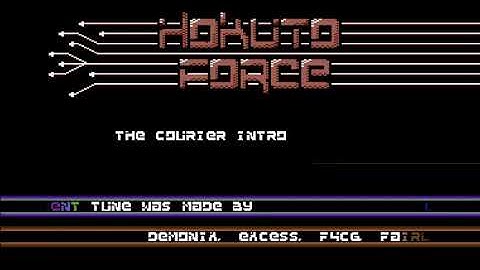 Hokuto Force (HF) Intro 21 ! Commodore 64 (C64)