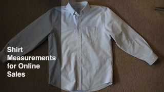Quick Tutorial: Shirt Measurements for Online Sales