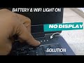 Dell laptop turning on but no display solution - Dell latitude E6440 - wifi &amp; battery light on - fix
