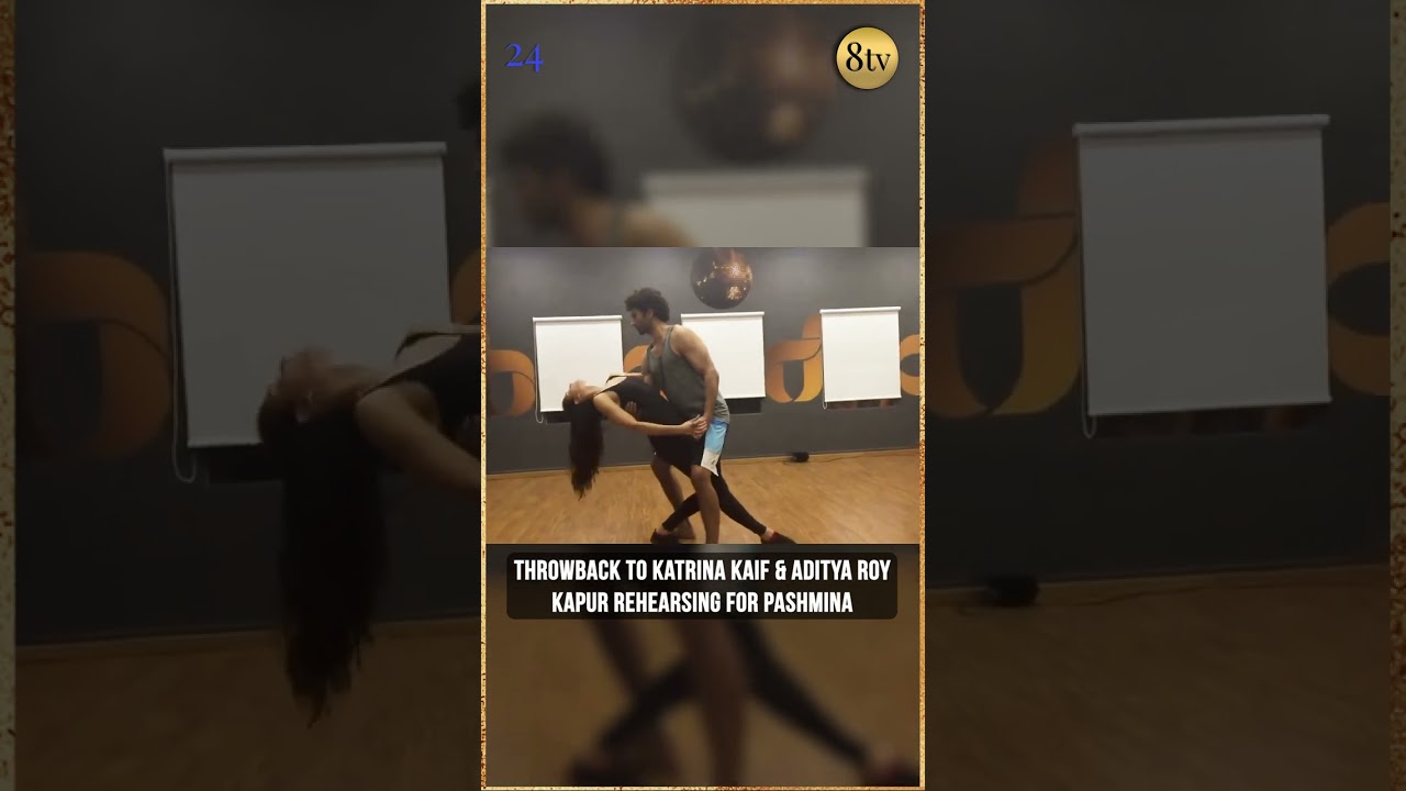 Throwback to the BTS of Katrina Kaif and Aditya Roy Kapur rehearsing for the song Pashmina