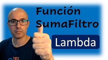 Función Lambda | SumaFiltro | Hablando de Excel
