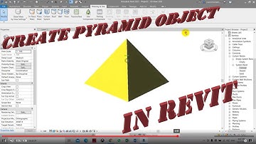 Create Pyramid Object In Revit #shortsvideo #shorts #youtubeshorts
