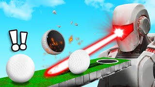 Golf It but Lasers BLOCK the HOLE IN ONE! (impossible)