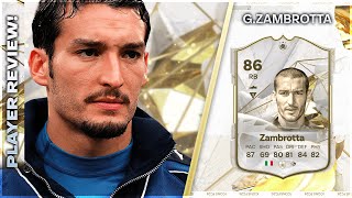 INSANE RWB!!!!! ICON 86 RATED ZAMBROTTA PLAYER REVIEW - EA FC24 ULTIMATE TEAM